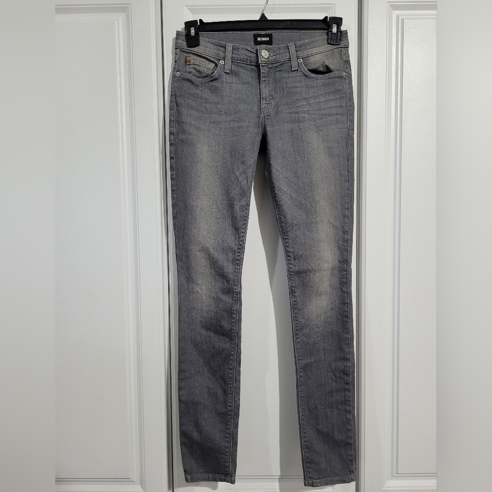 Hudson Women's Gray Krista Super Skinny Jeans, Size 26